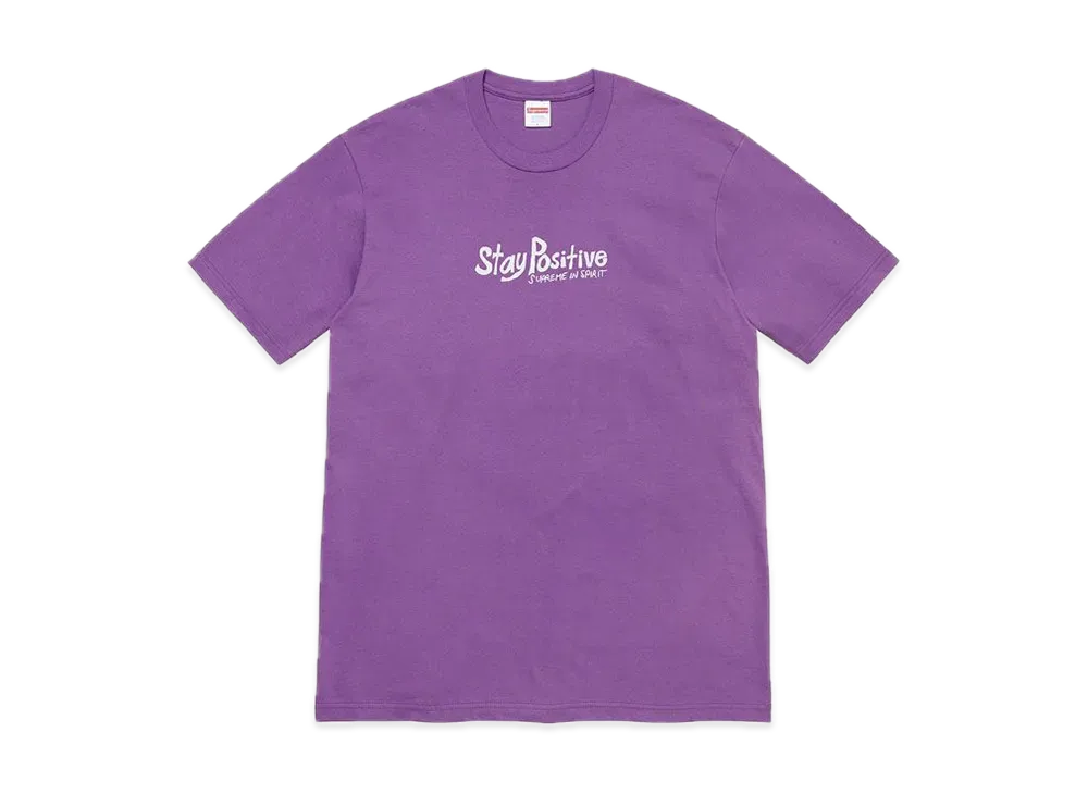 Supreme Stay Positive Tee "Purple"