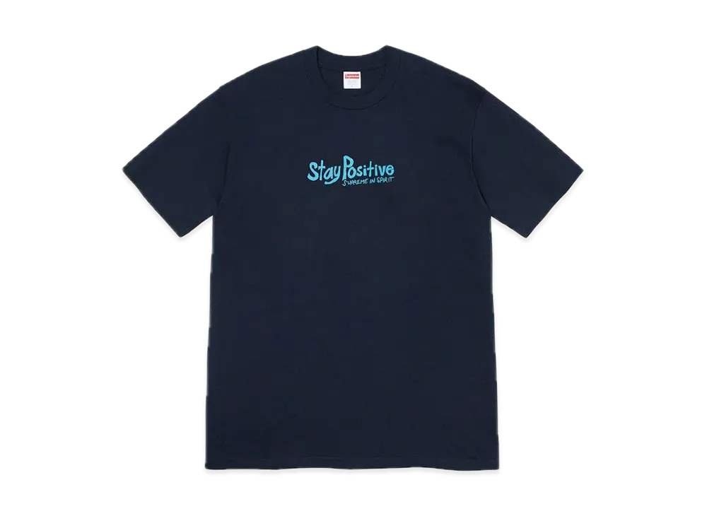 Supreme Stay Positive Tee "Navy"
