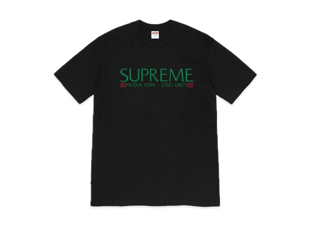 Supreme Nuova York Tee "Black"