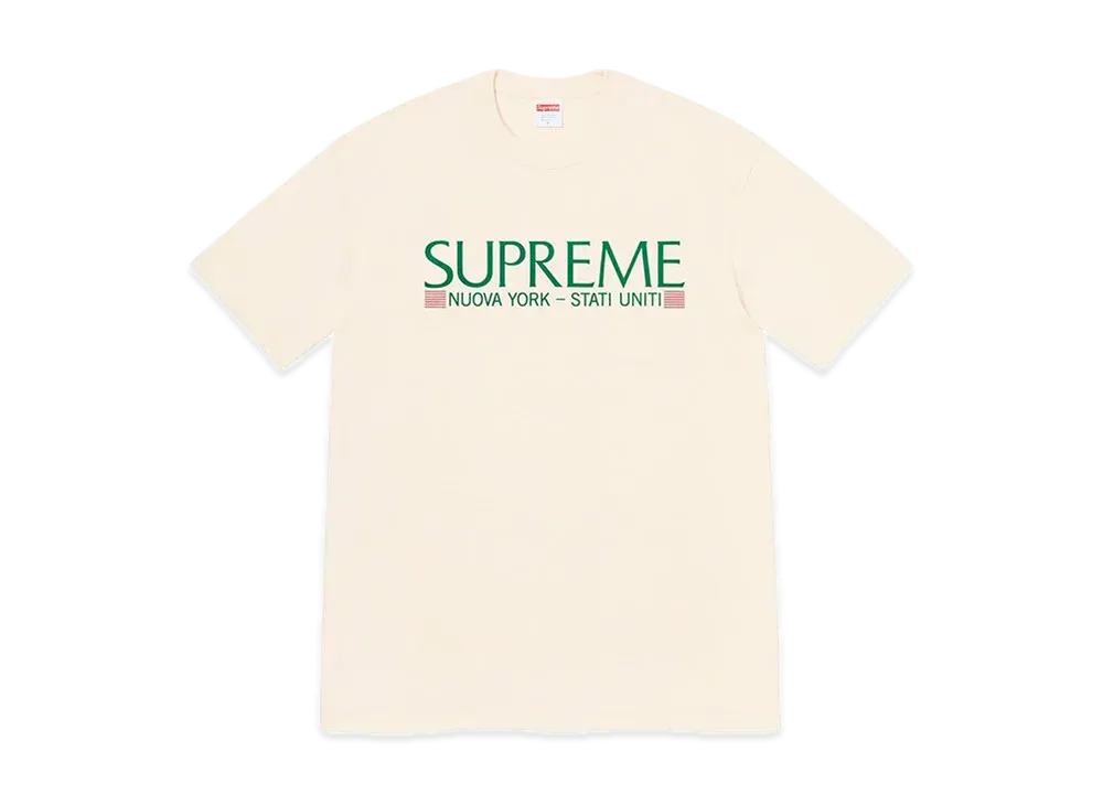 Supreme Nuova York Tee "Natural"