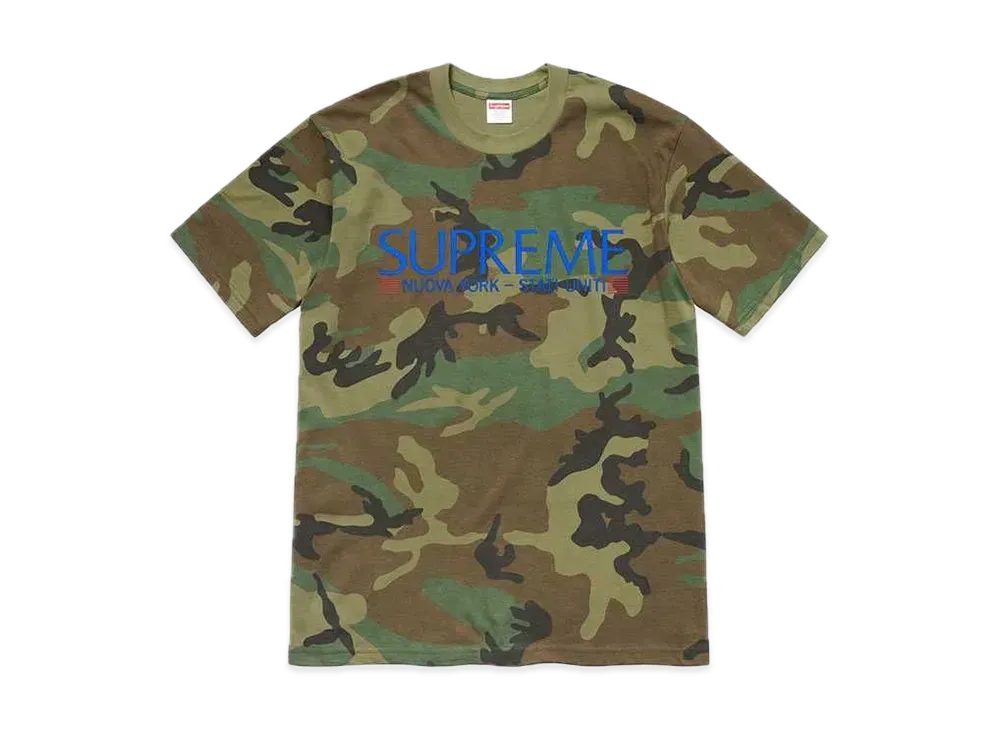 Supreme Nuova York Tee "Woodland Camo"