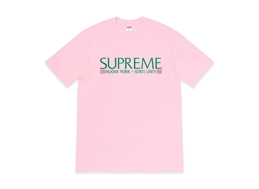 Supreme Nuova York Tee "Light Pink"