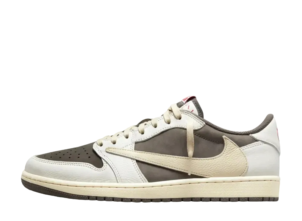 Travis Scott × Nike Air Jordan 1 Low OG SP "Reverse Mocha/Sail and Ridgerock"