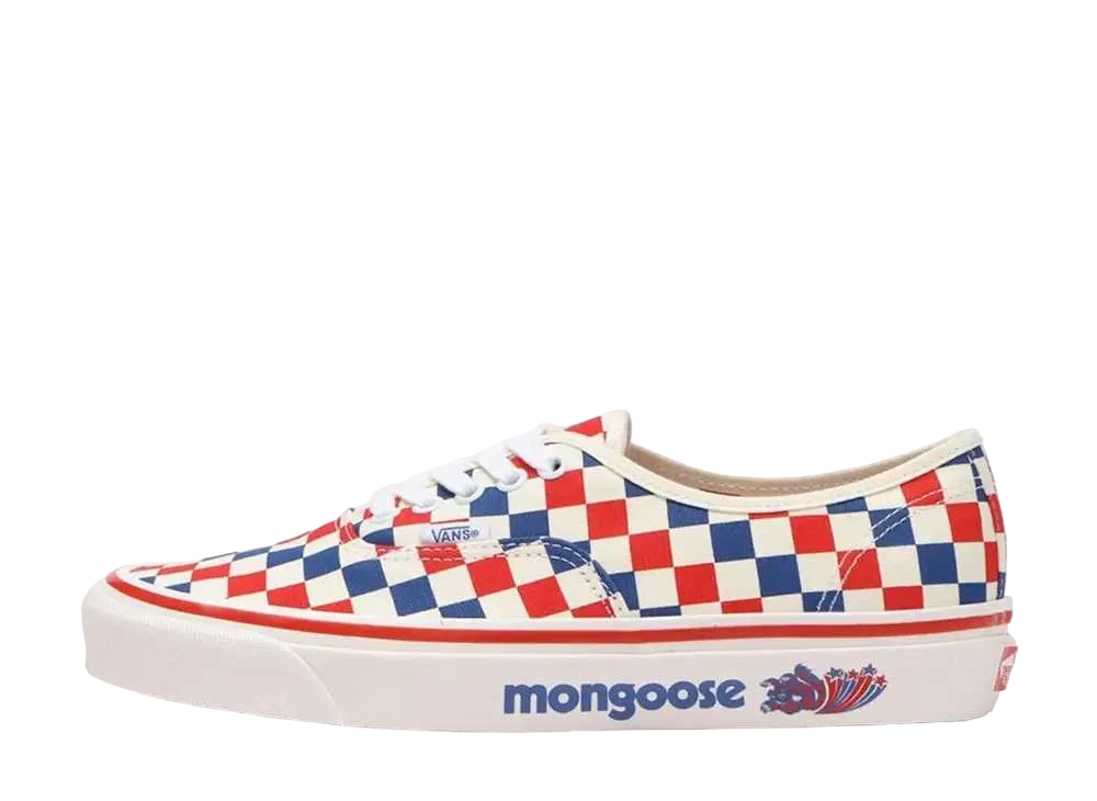 マングース × バンズ オーセンティック 44 DX "レッド/ブルー"