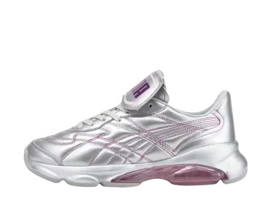 デュア リパ × プーマ ウィメンズ セル ドーム キング メタリック "シルバー-ビザンティウム-ピンク"