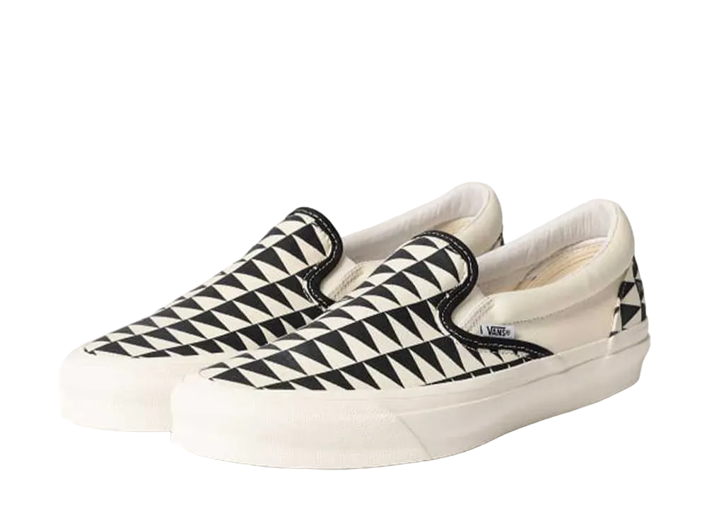 Pilgrim Surf + Supply × Vans Classic Slip-On "Black/White"