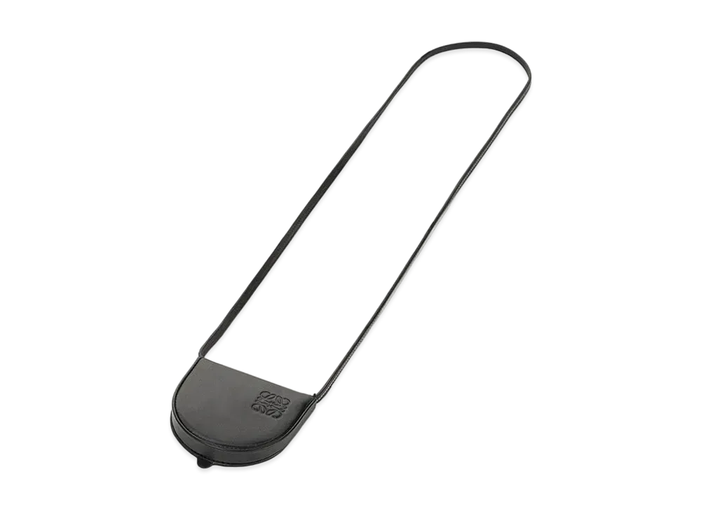 LOEWE Mini Heel Pouch In Soft Calfskin "Black"