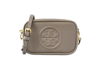 Tory Burch Perry Bombe Mini Bag "Gray Heron"