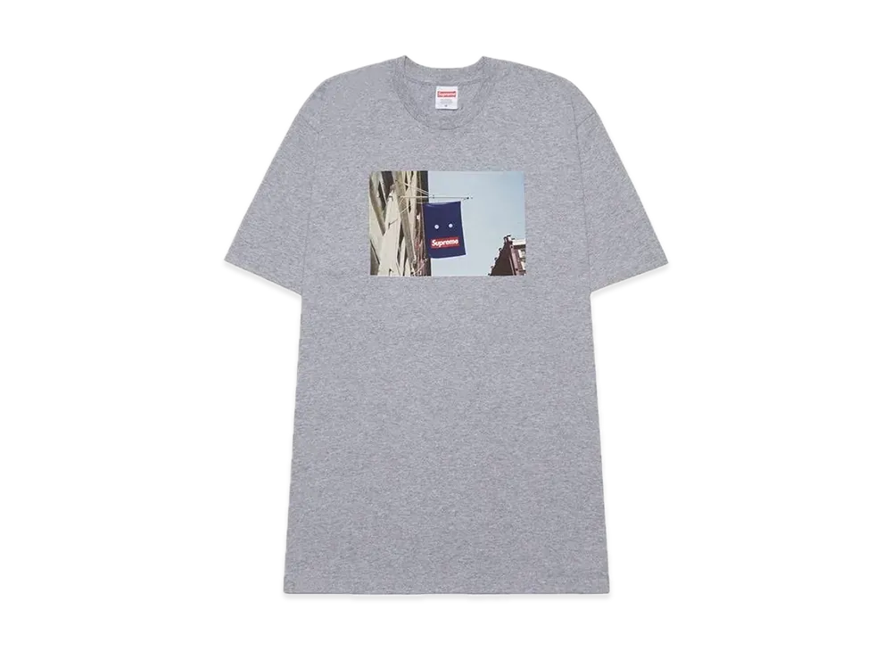 Supreme Banner Tee "Grey"