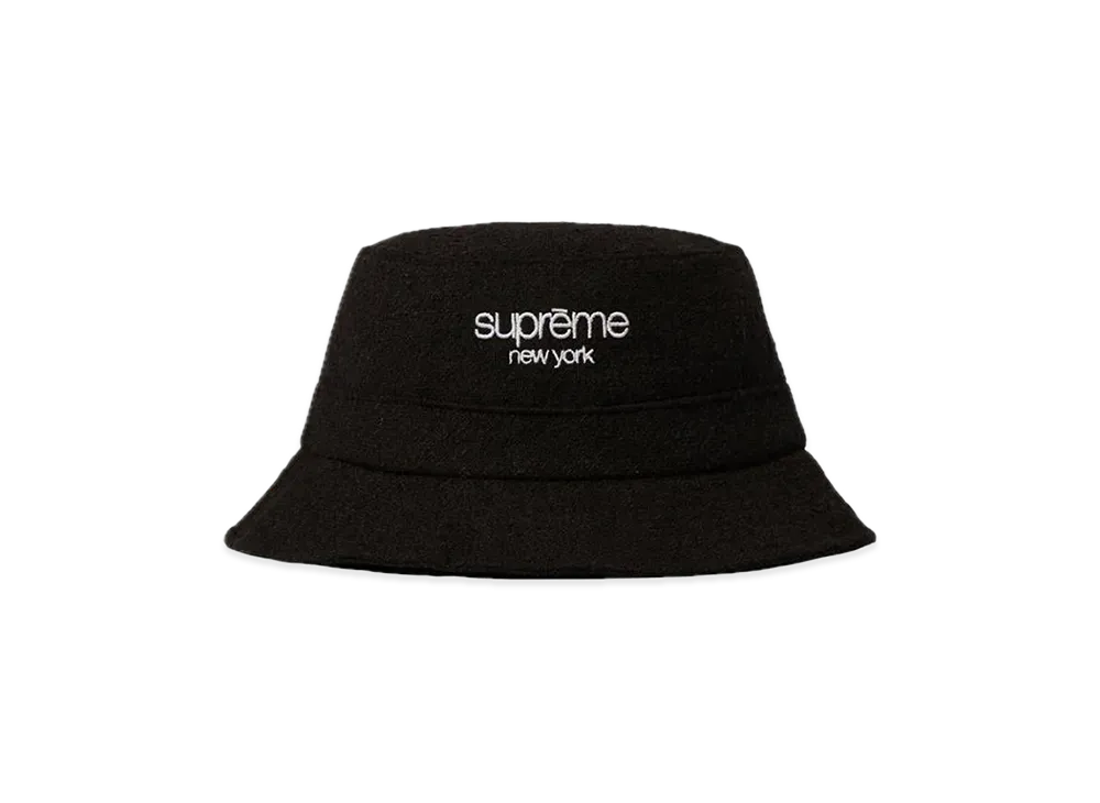 Supreme Harris Tweed Classic Logo Crusher "Black"