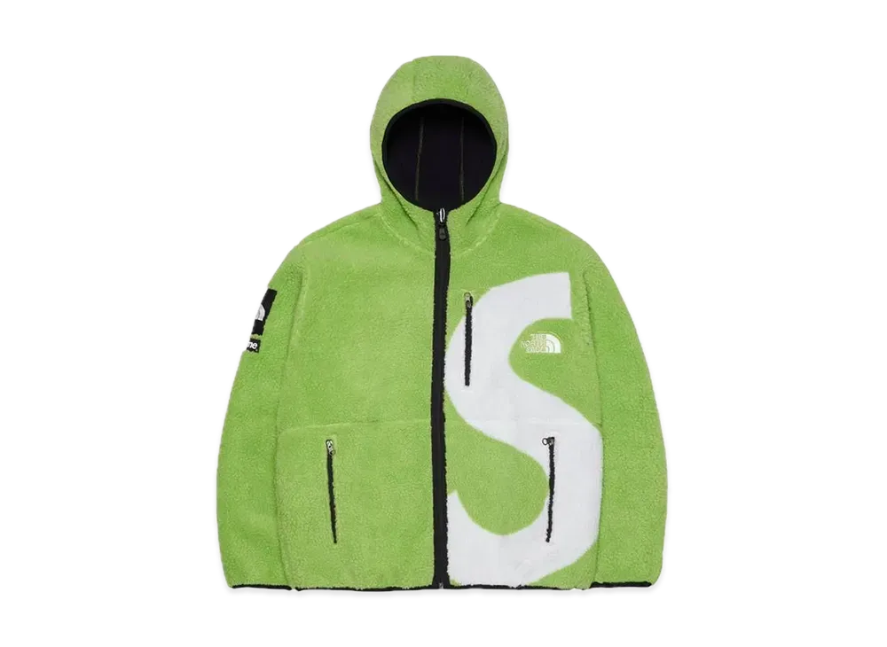Supreme x The North Face S Logo Hooded Fleece Jacket "Green"