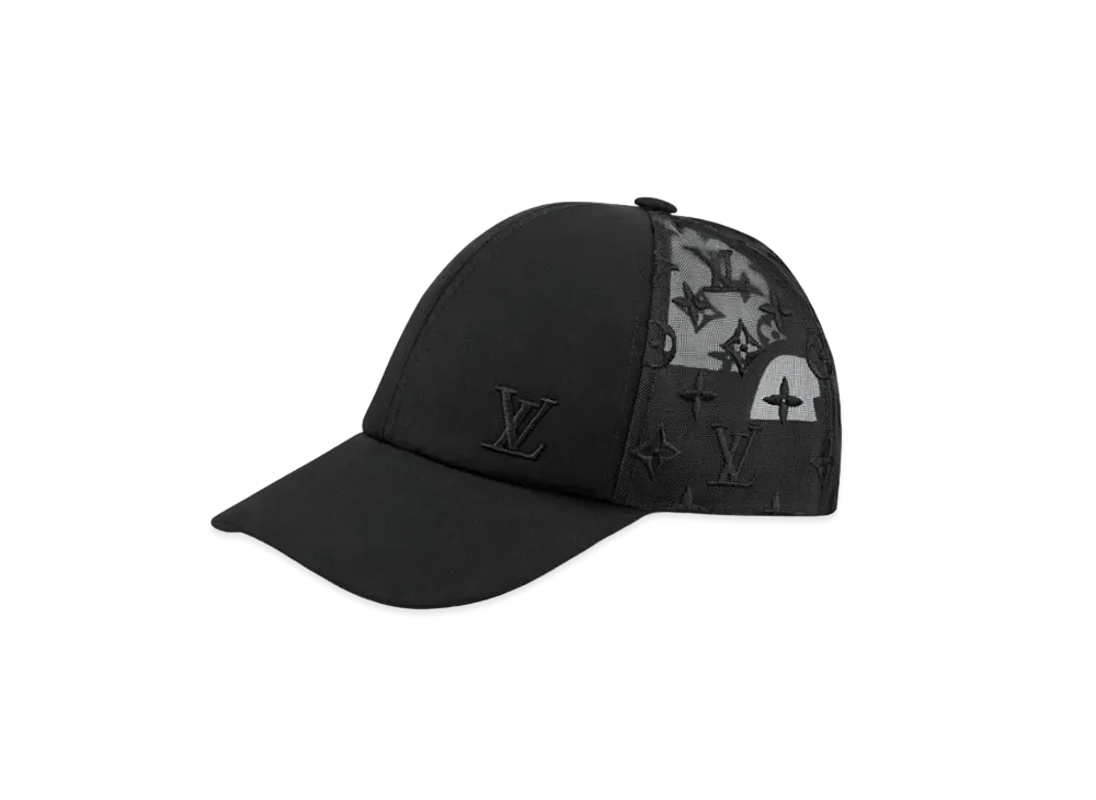 ルイヴィトン キャスケット・ベースボール モノグラム メッシュ "ブラック"