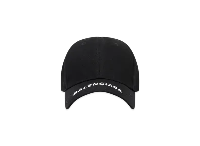 BALENCIAGA Visor Logo Cap "Black"