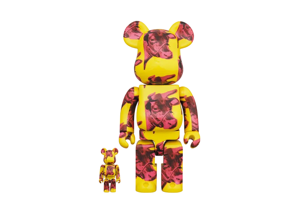 Bearbrick ANDY WARHOL "Cow Wallpaper" 100% & 400%