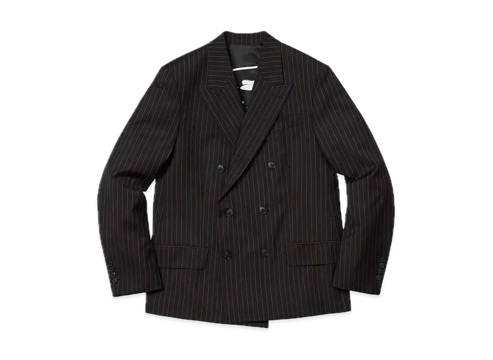 Supreme Jean Paul Gaultier Pinstripe Double Breasted Blazer "Black"