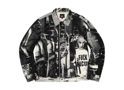 Supreme Jean Paul Gaultier Fuck Racism Trucker Jacket "Black"