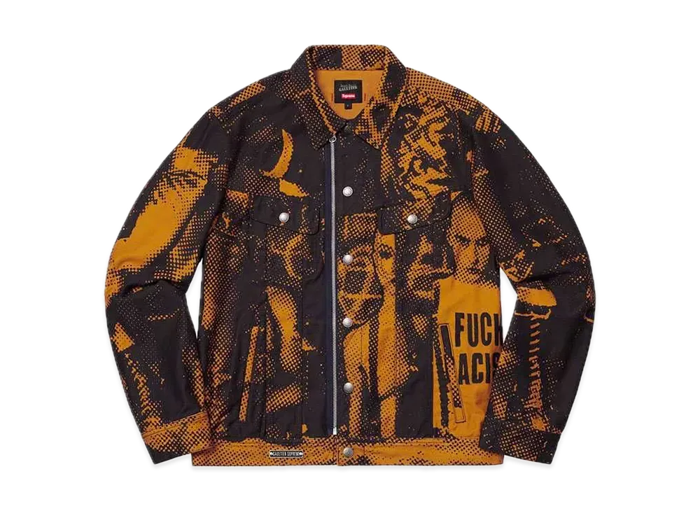 Supreme Jean Paul Gaultier Fuck Racism Trucker Jacket "Gold"