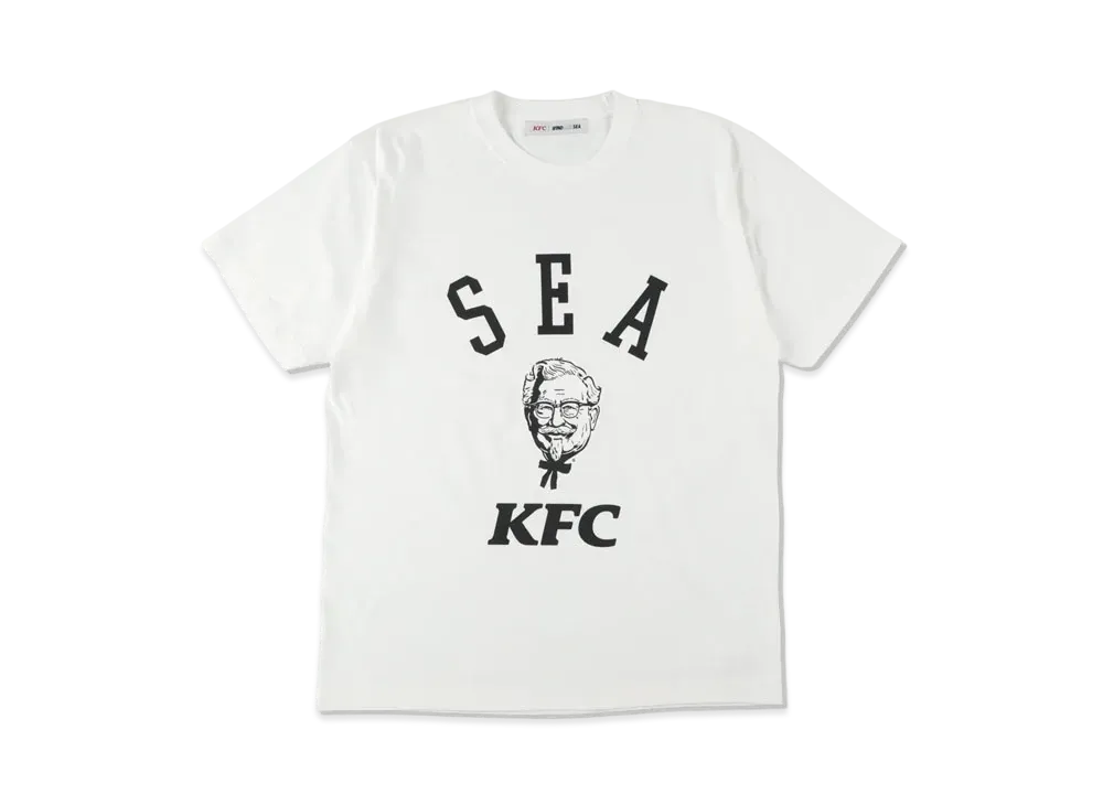 WIND AND SEA x KFC (CLASSIC COLONEL) TEE "White"
