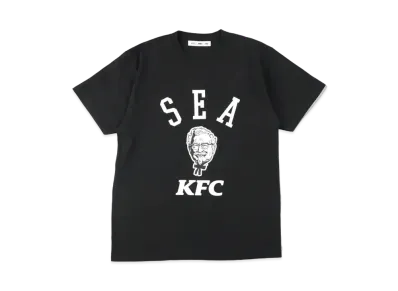 WIND AND SEA x KFC (CLASSIC COLONEL) TEE "Black"