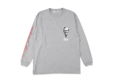 WIND AND SEA x KFC L/S TEE "Gray"