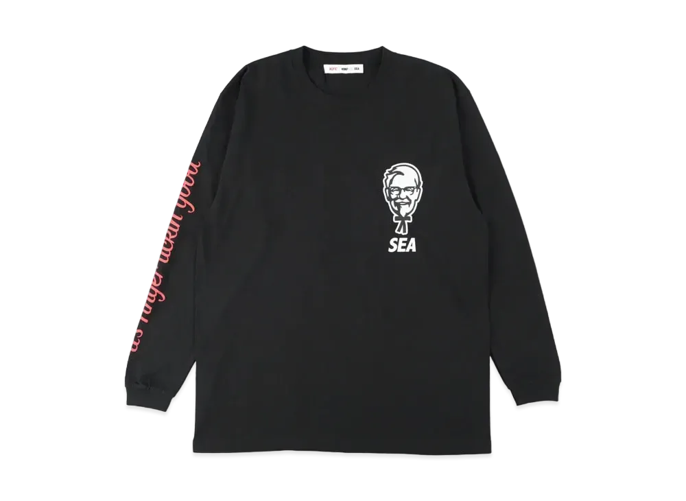 WIND AND SEA x KFC L/S TEE "Black"