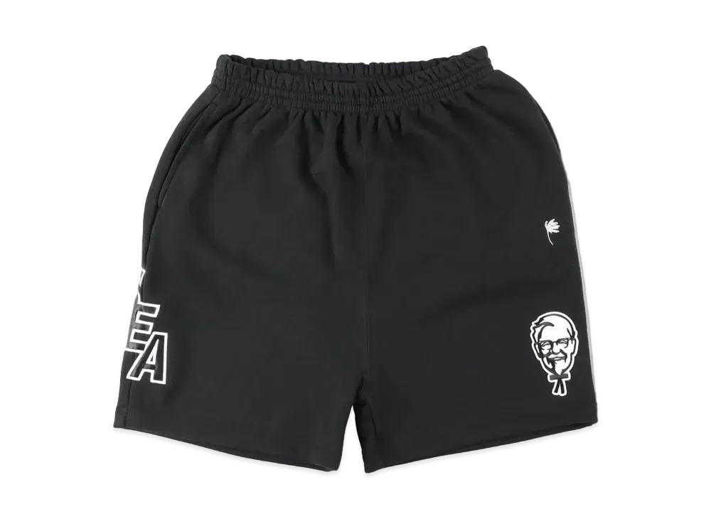 WIND AND SEA x KFC SWEAT SHORTS "Black"