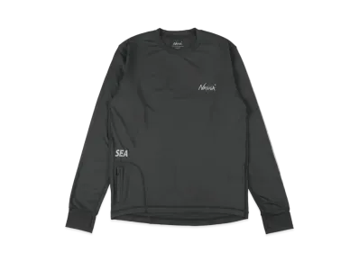 WIND AND SEA x NANGA LONG SLEEVE RASH GUARD "Black"