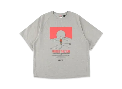 WIND AND SEA x NANGA UNDER THE SUN TEE "Ash Gray"