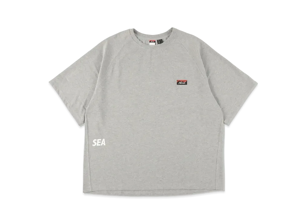 WIND AND SEA x NANGA S/S TEE "Ash Gray"