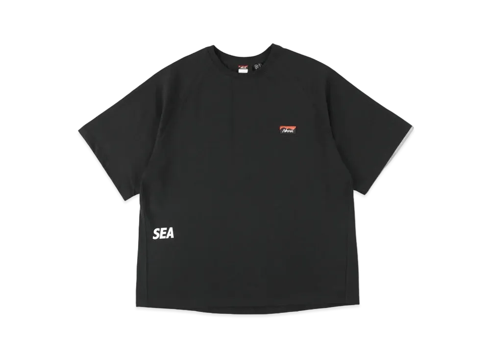 WIND AND SEA x NANGA S/S TEE "Black"