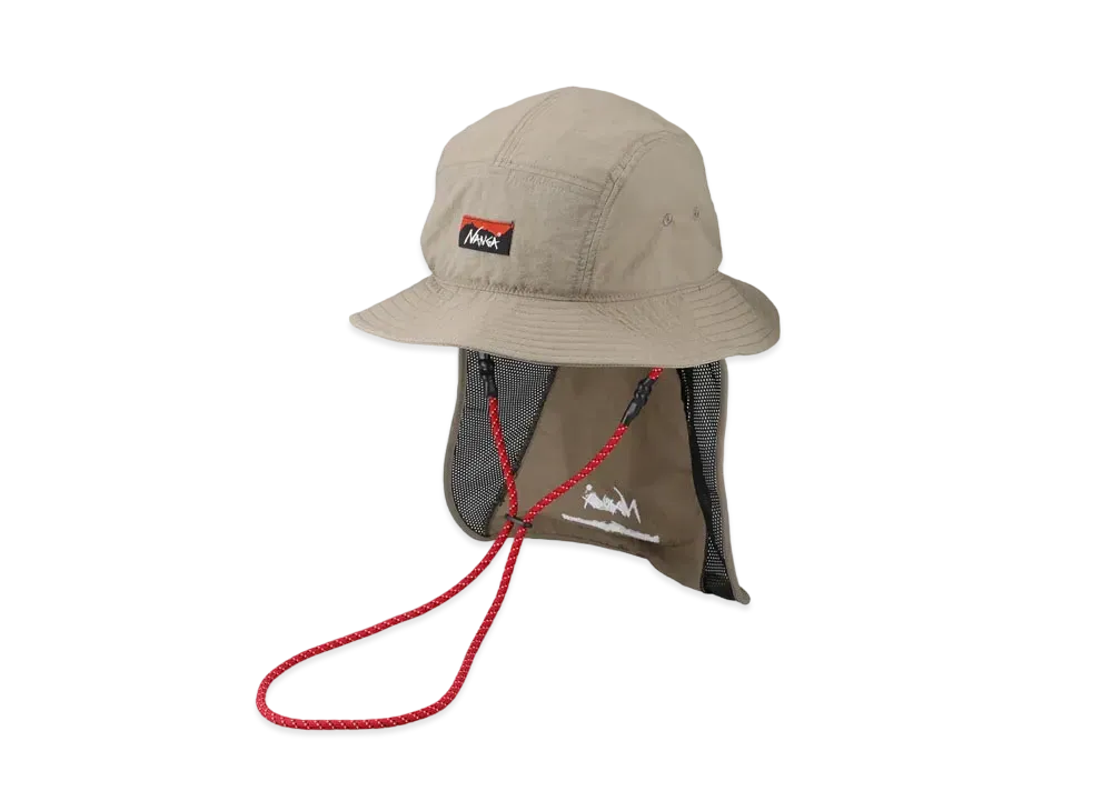 WIND AND SEA x NANGA NYLON TUSSER HAT "Mocha "