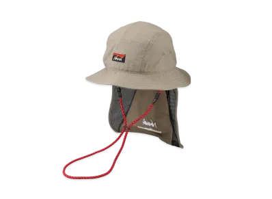 WIND AND SEA x NANGA NYLON TUSSER HAT "Mocha "