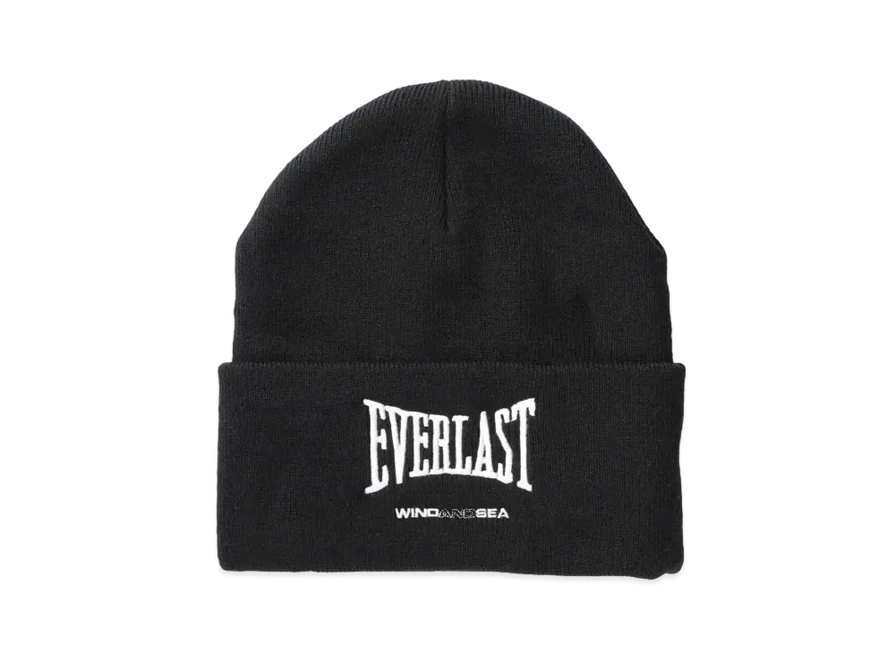 WIND AND SEA x EVERLAST BEANIE "Black"