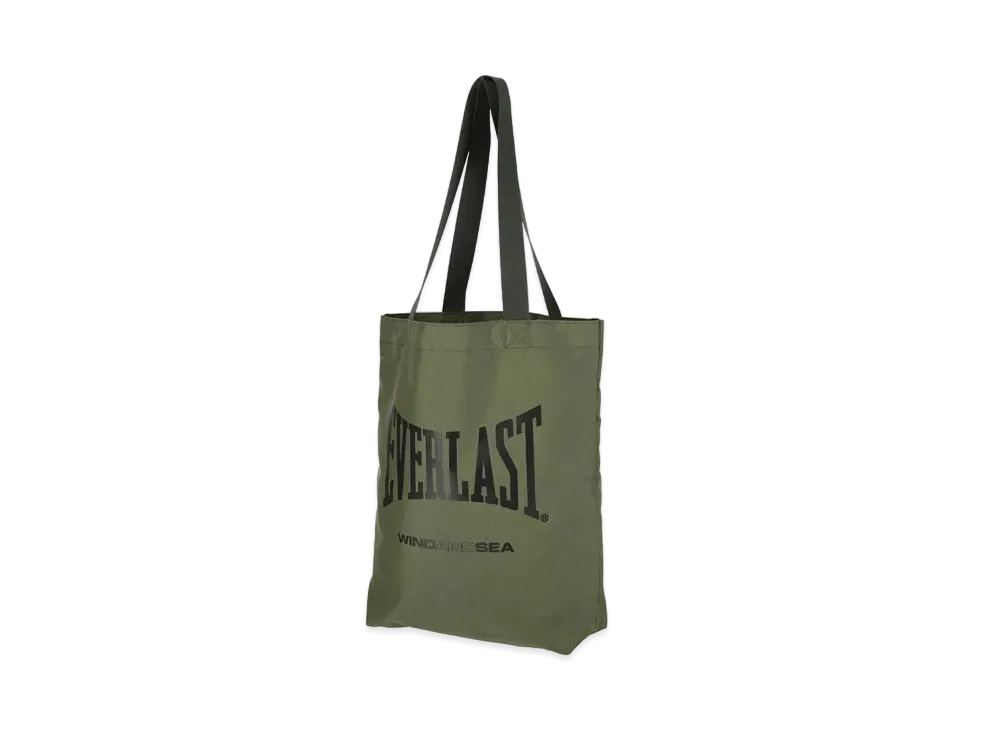 WIND AND SEA x EVERLAST NYLON TOTE "Olive"