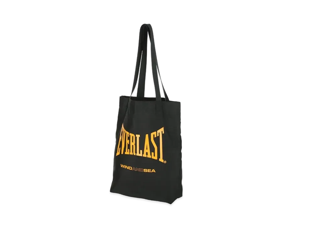 WIND AND SEA x EVERLAST NYLON TOTE "Black"