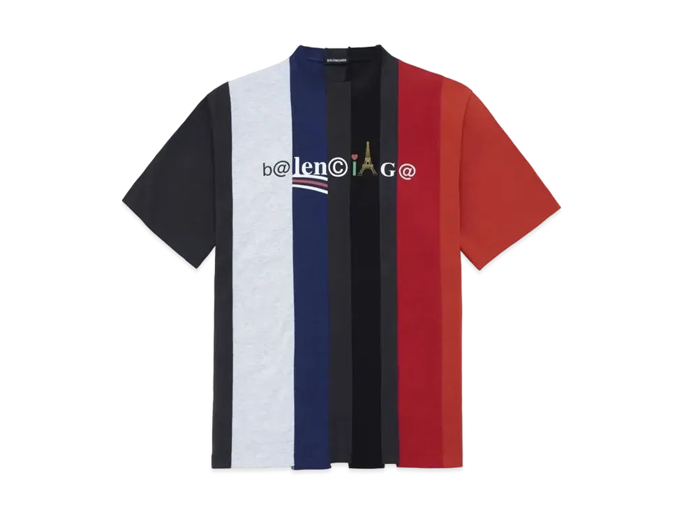 Balenciaga Cut-Up T-Shirt "Multi Color"