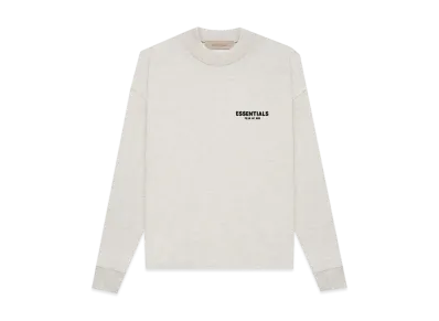 FEAR OF GOD ESSENTIALS L/S Tee "Light Oatmeal"