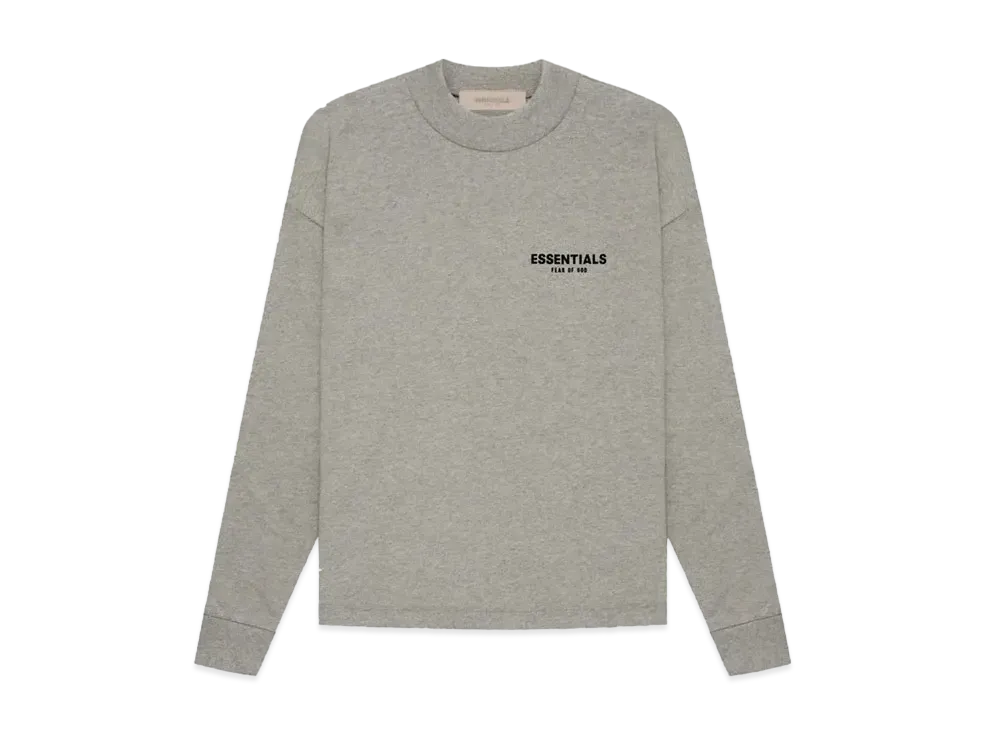 FEAR OF GOD ESSENTIALS L/S Tee "Dark Oatmeal"