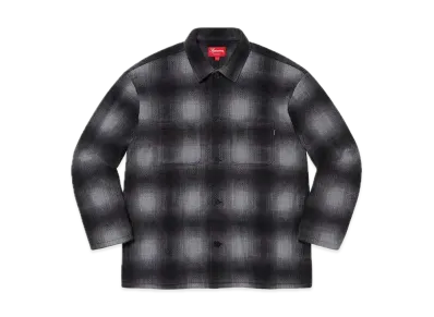 Supreme Shadow Plaid Fleece Shirt "Black"