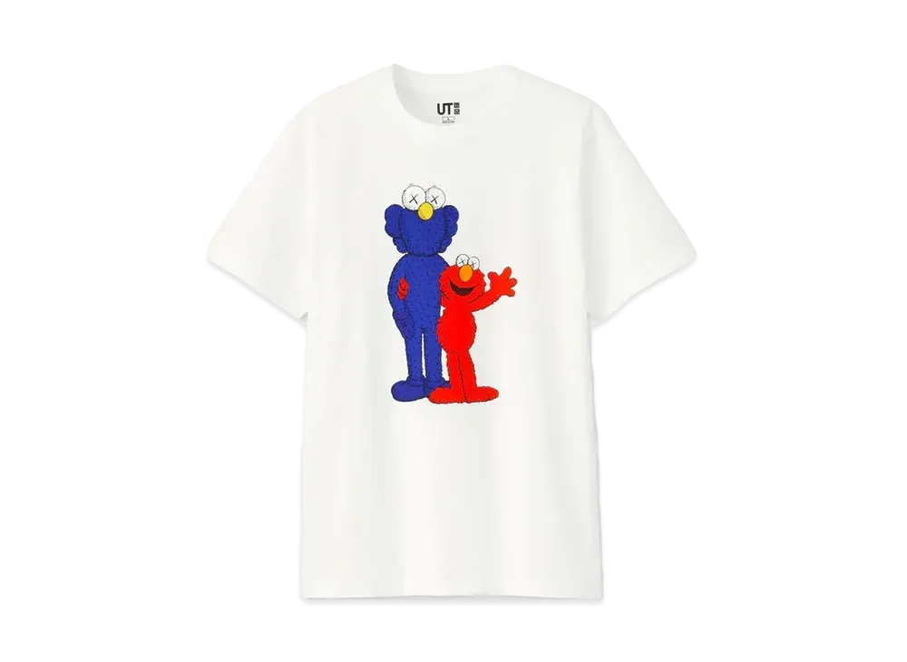 KAWS x Uniqlo x Sesame Street BFF Elmo Tee "White"