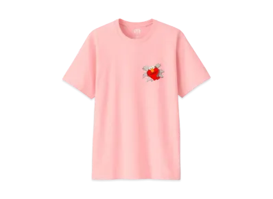 KAWS x Uniqlo x Sesame Street Elmo Tee "Pink"