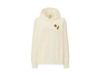 KAWS x Uniqlo x Sesame Street Bert & Ernie Heads Hoodie "Natural"