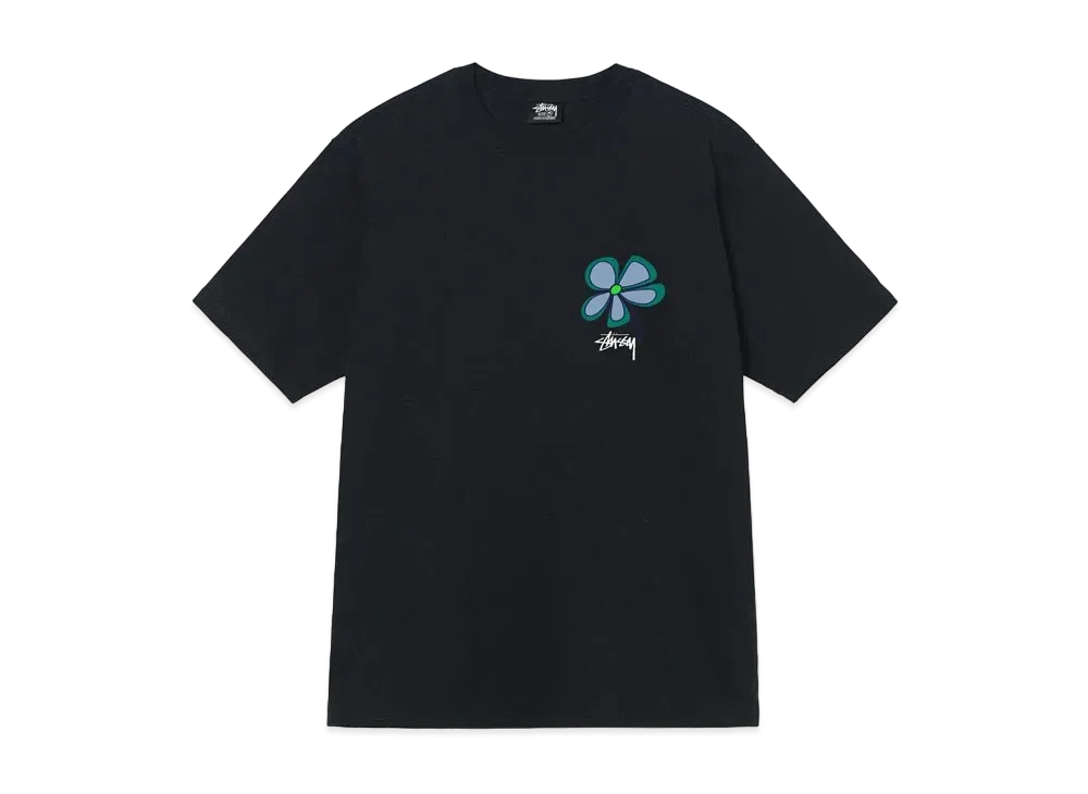 Stussy Flower Tee "Black"