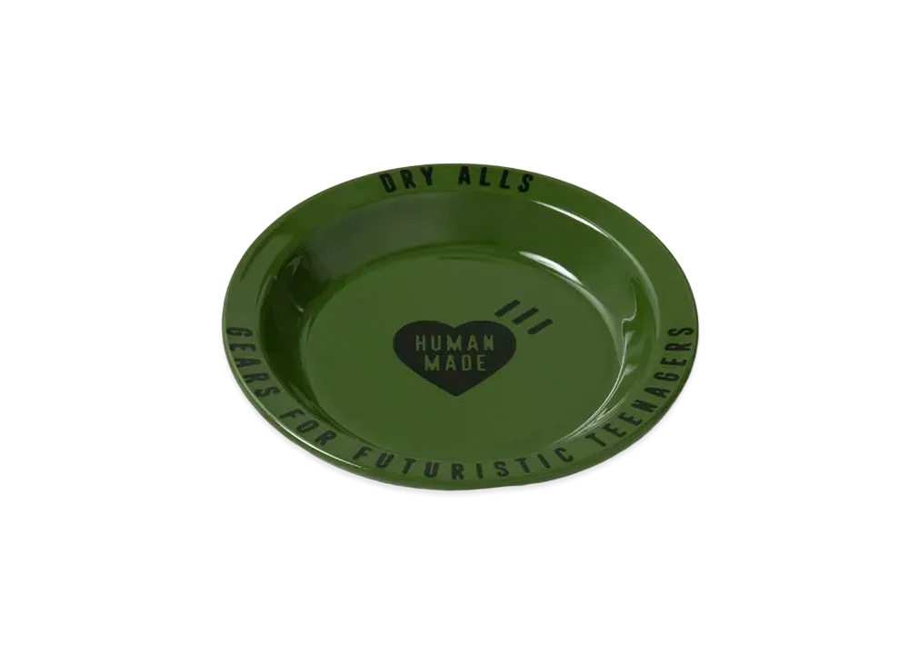 HUMAN MADE ENAMEL PLATE "Olive"
