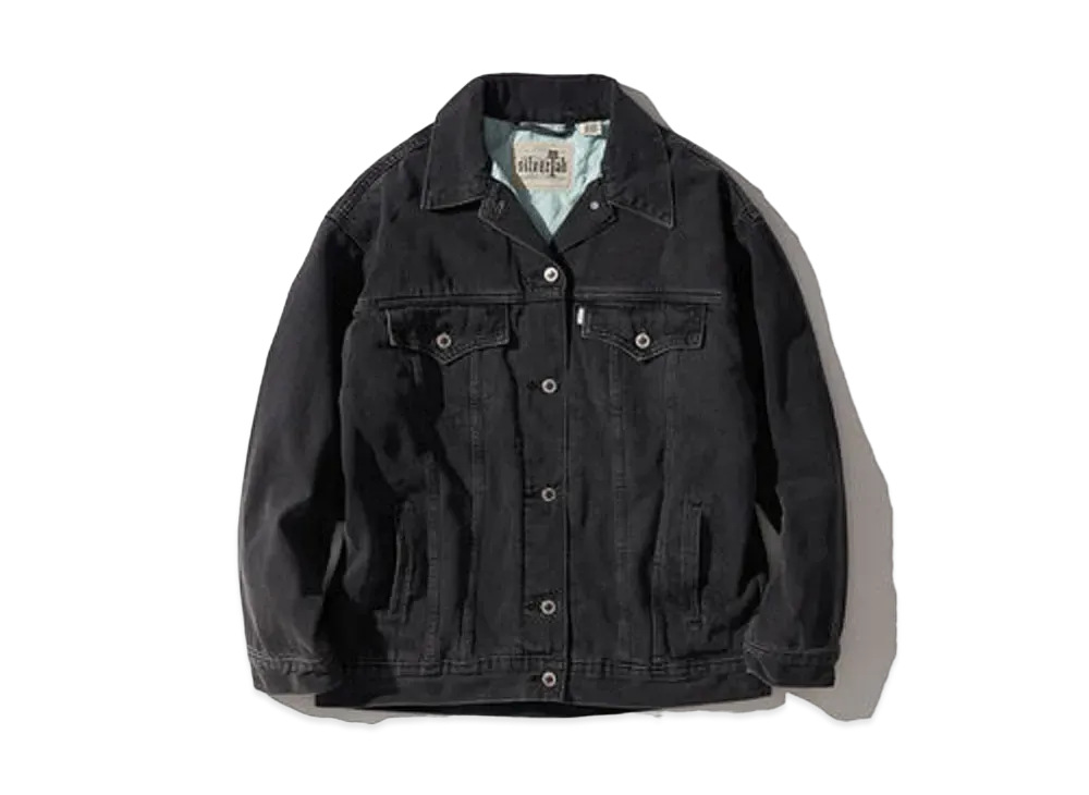 LEVI'S SILVERTAB LOOSE FIT TRACKER JACKET"Black"