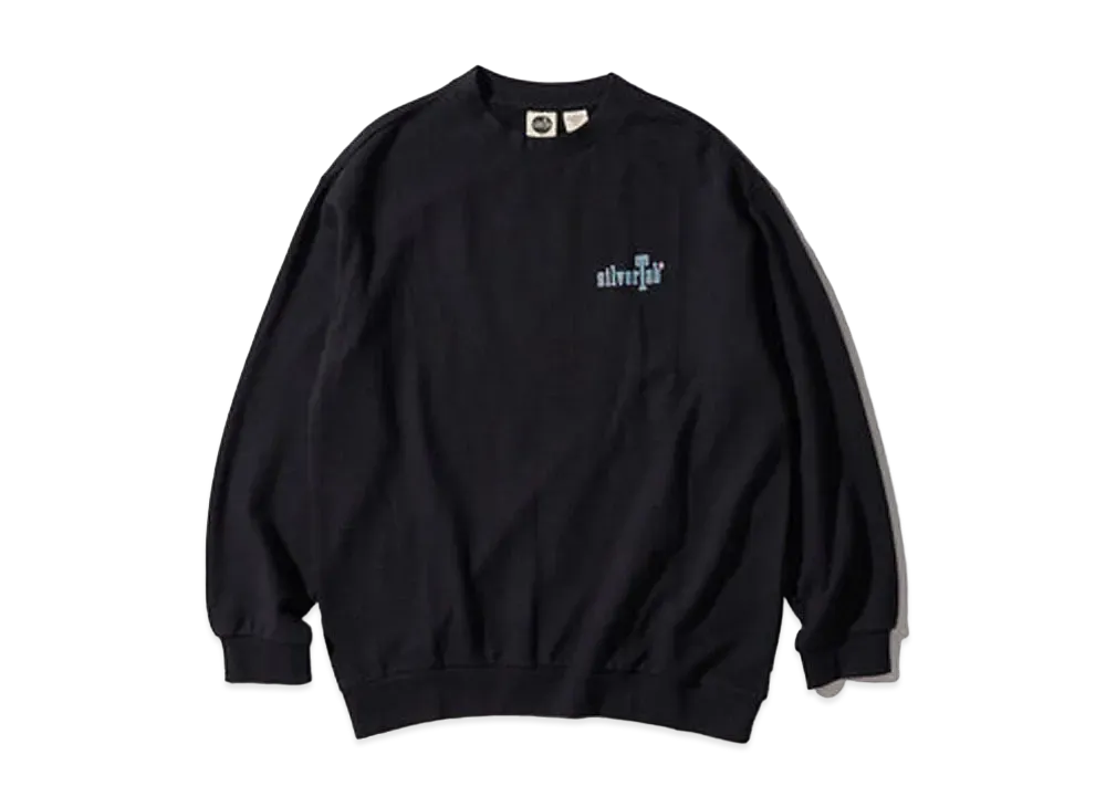 LEVI'S SILVERTAB SLOCHEE FIT GRAPHIC CREW NECK SWEATSHIRT CIRCLE "Black"