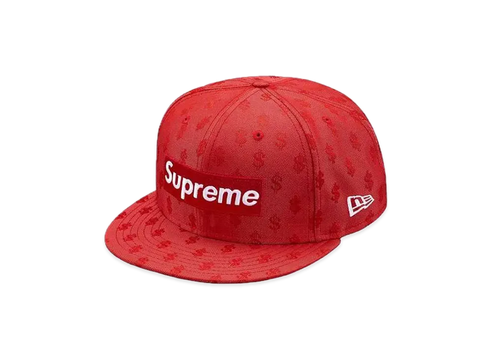 Supreme Monogram Box Logo New Era "Red"