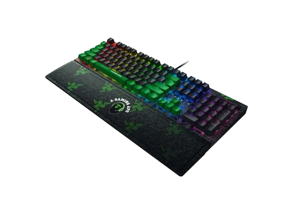A BATHING APE x Razer NEON CAMO BLACKWIDOW V3 "Pink"