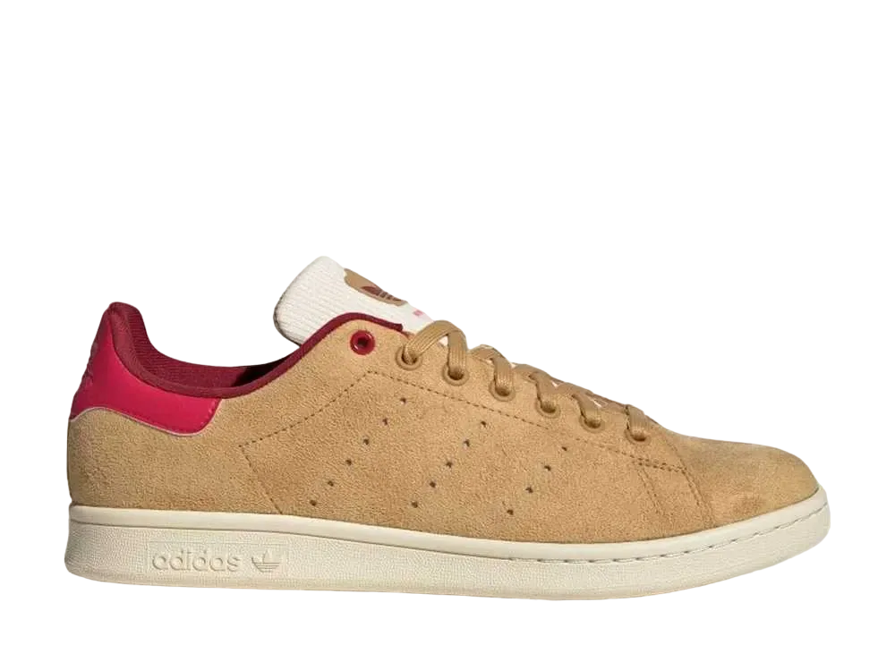 adidas Stan Smith "Golden Beige/Cream White/College Burgundy"