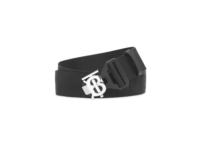 Burberry TB Sport Clip 40MM Webbing Belt "Black"